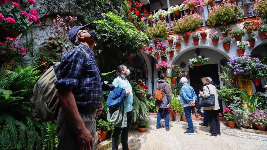 Visitas en el patio de Ocaña 13, este miércoles.