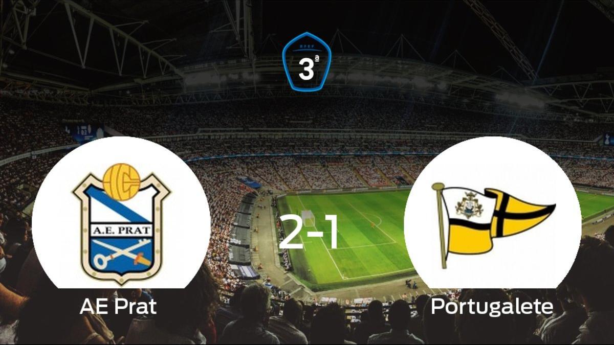 El Prat comienza con ganas la final de los playoff tras ganar 2-1 al Portugalete