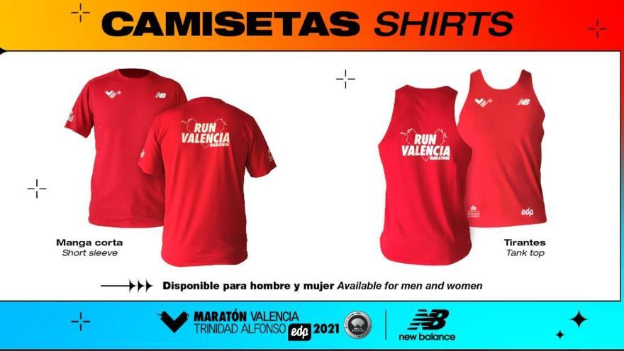 Así son las camisetas del Maratón Valencia 2021