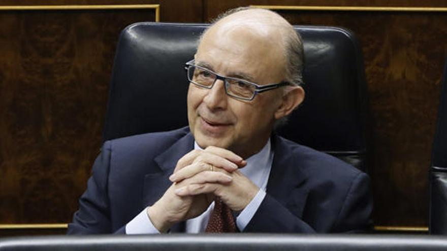 Cristóbal Montoro, en el Congreso este miércoles.