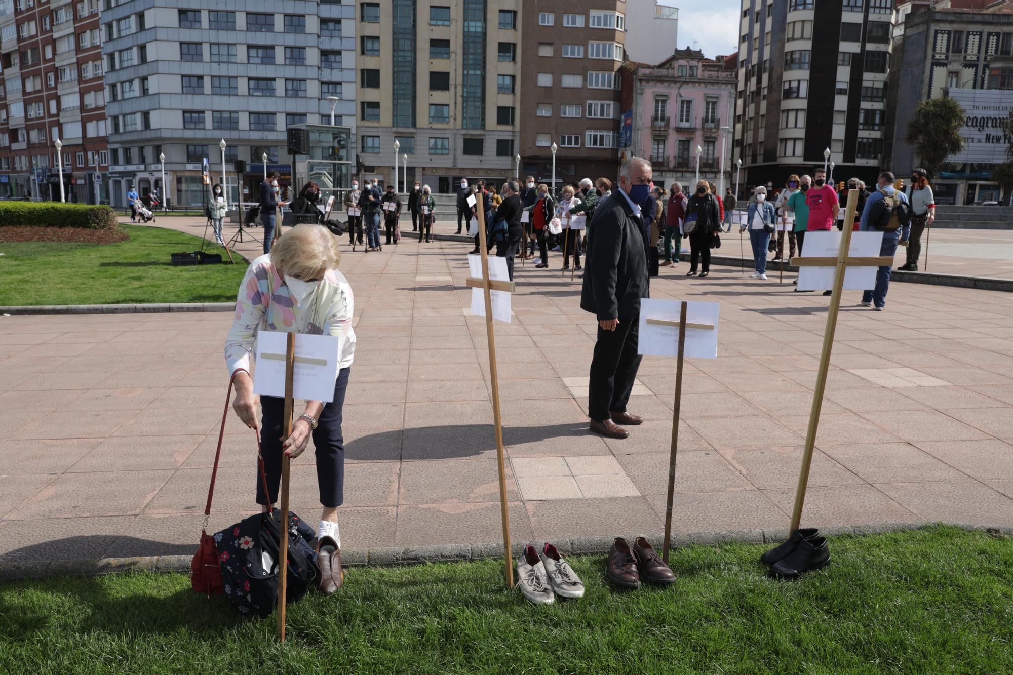 Homenaje a las víctimas de nazismo en Gijón