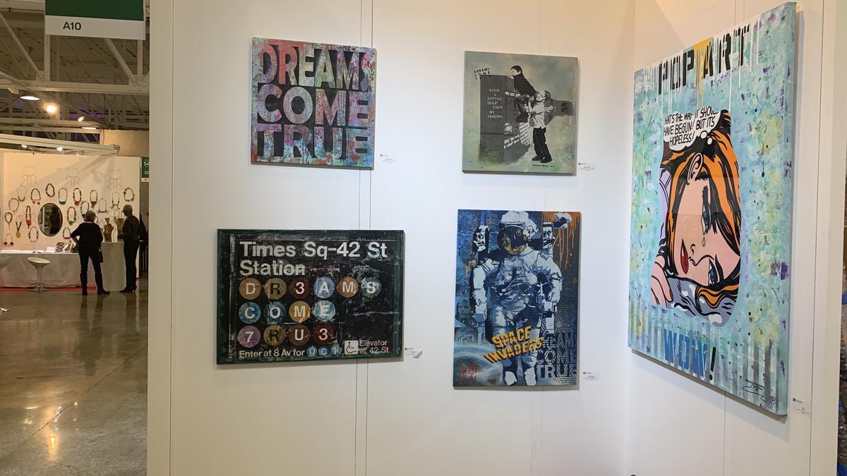 Las cuatro obras de Salvador Gómez en Art Fair 14C