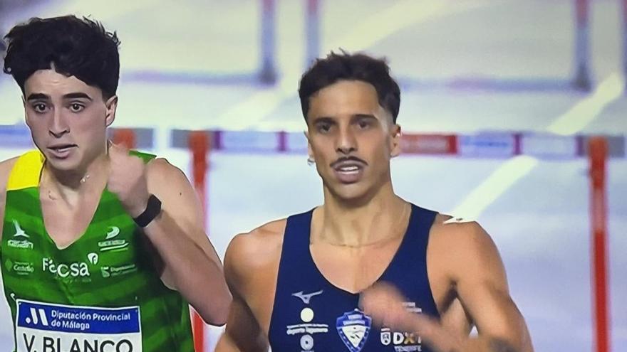 Jesús David Delgado Defends National 400m Hurdles Title in Málaga