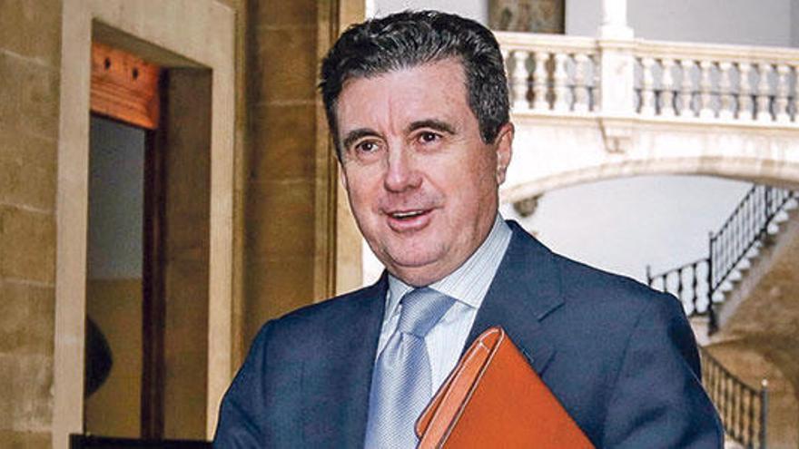 Jaume Matas, en una visita al TSJB.