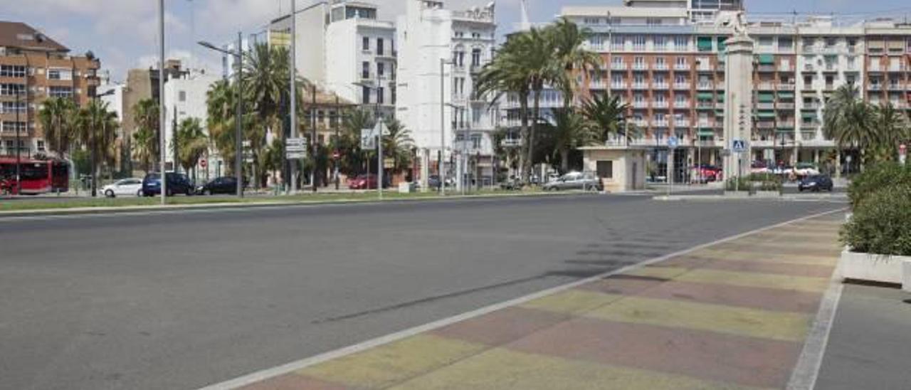 La antigua pista de carreras, ahora abandonada a su suerte.