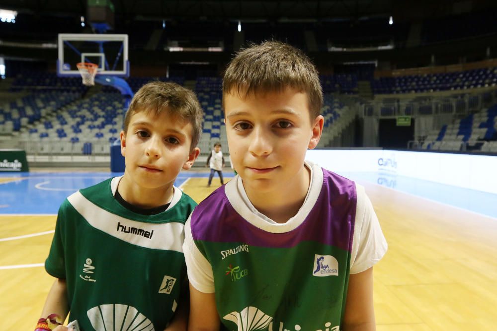 El Unicaja abre su entrenamiento al público