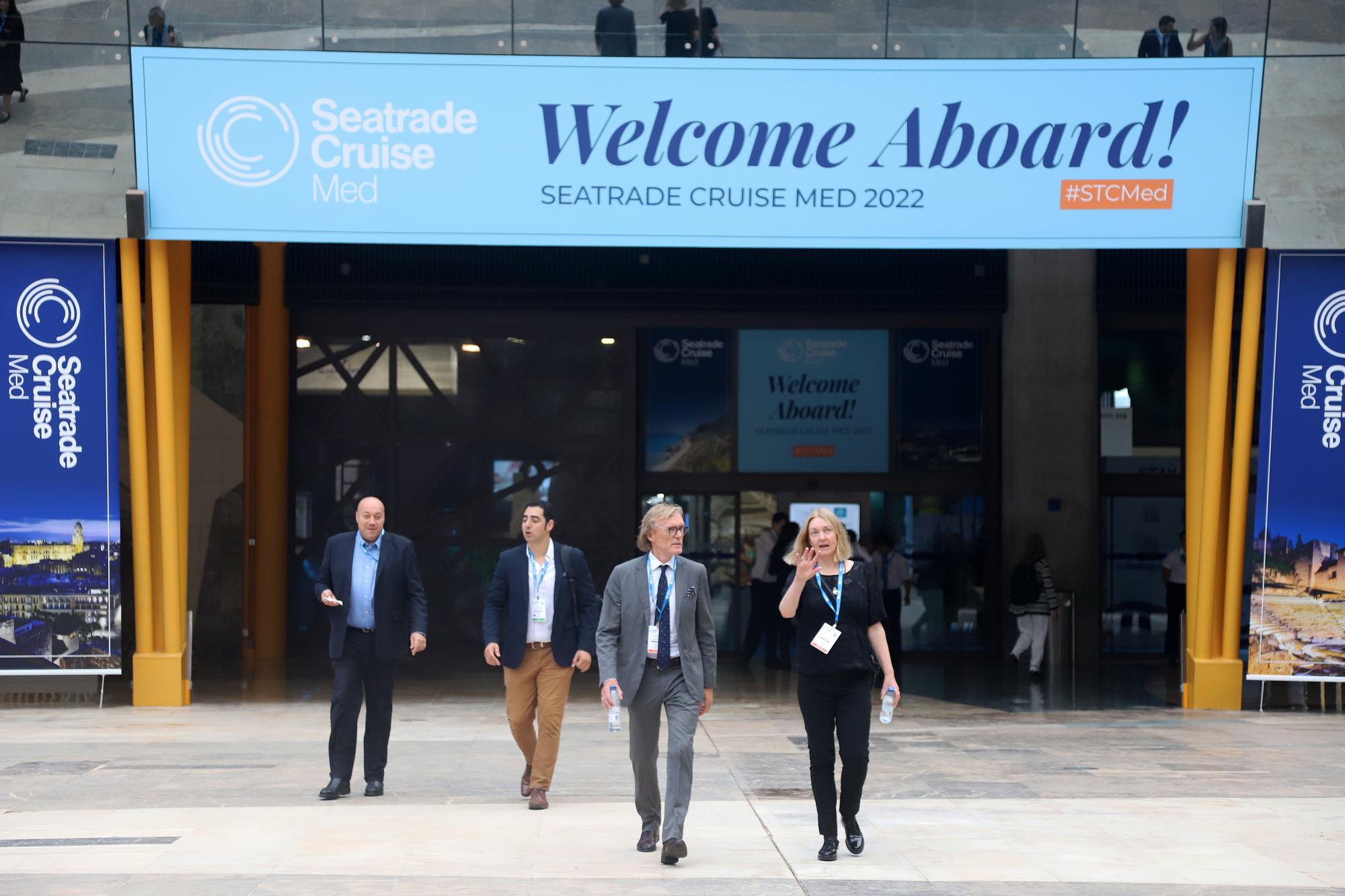 El Palacio de Ferias y Congresos acoge la feria de cruceros Seatrade Cruise Med