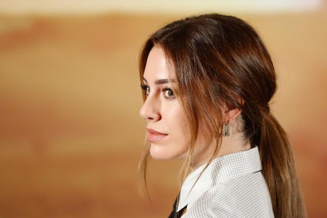 Blanca Suárez, con coleta baja