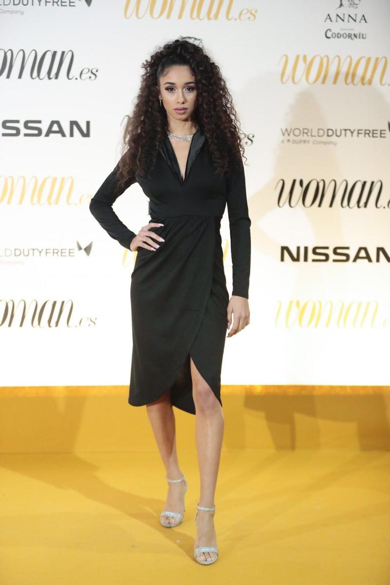 La cantante Eva Ruiz en los premios 'Woman'
