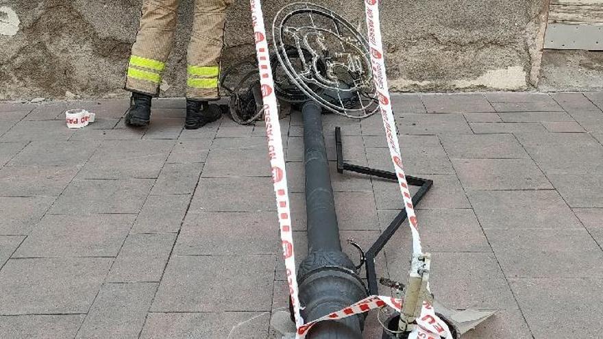 El fanal accidentat al passeig del Quarter de Martorell