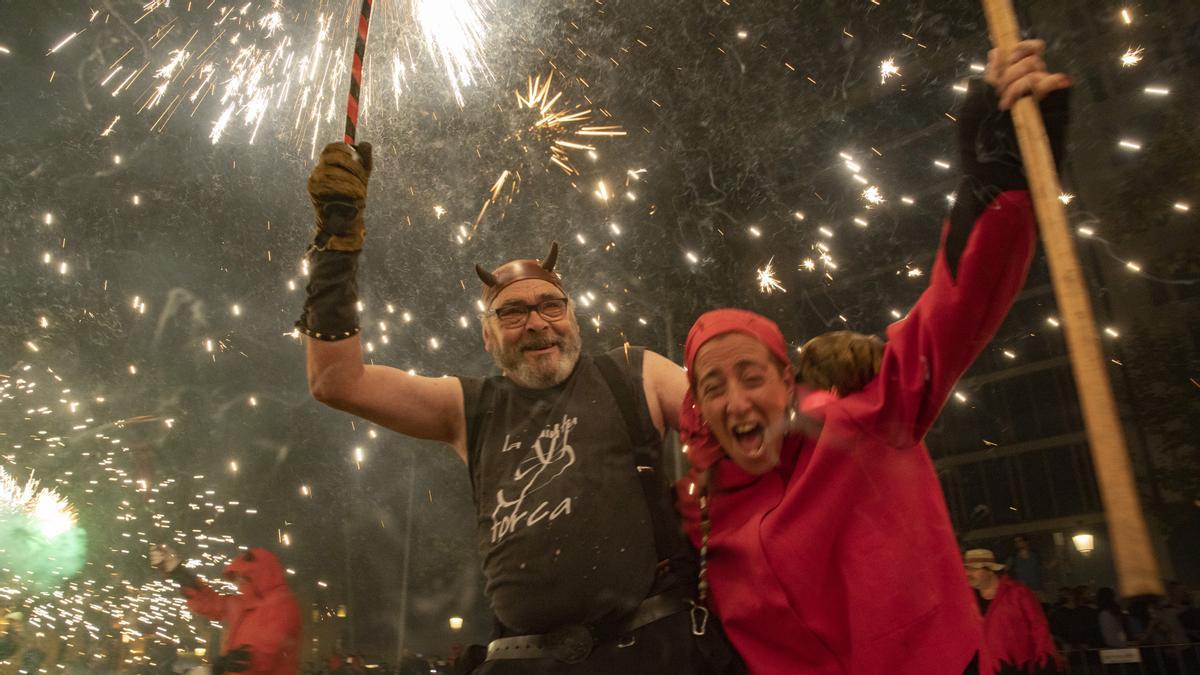 La Festa del Foc, el correfoc estàtic d’aquesta Mercè