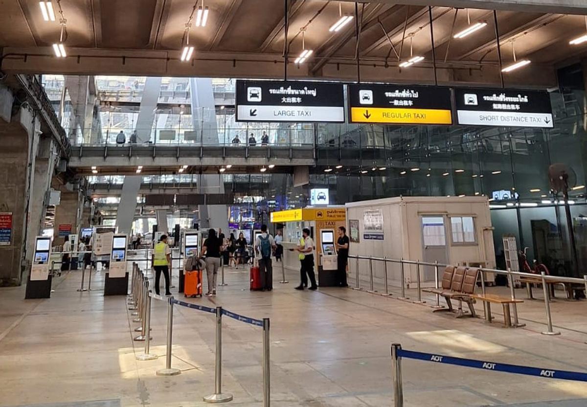 El aeropuerto de Bangkok, anormalmente vacío. | J. S.