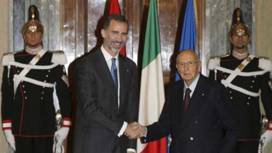 Primera visita oficial de los Reyes a Italia