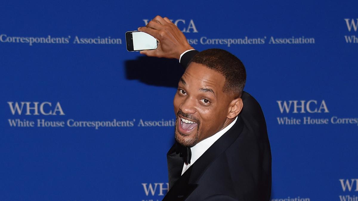 Will Smith, divertido,  en la Cena de Corresponsales de la Casa Blanca