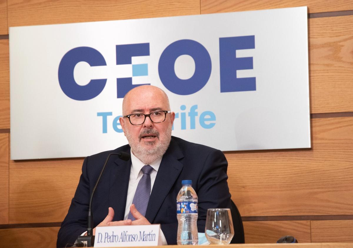 Pedro Alfonso, presidente de CEOE Tenerife