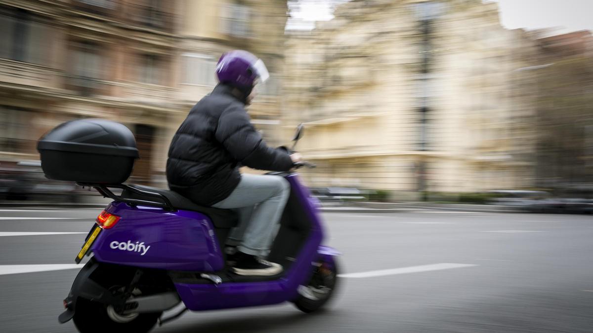 Motos de Cabify para la ciudad de València.