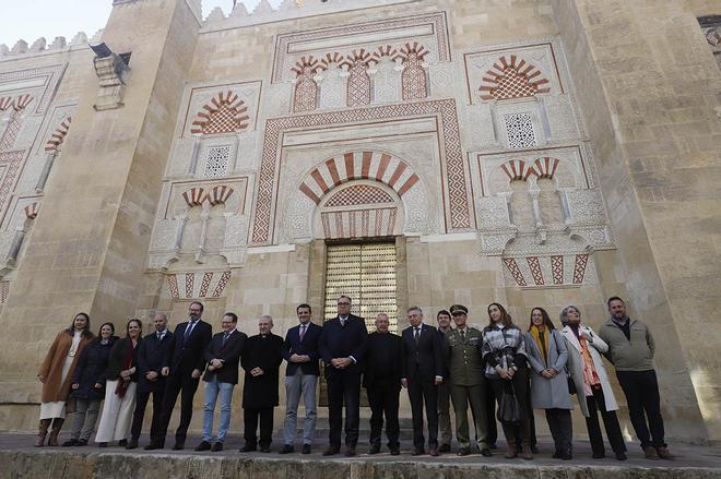 Así luce la puerta de la Concepción Antigua de la Mezquita tras su restauración