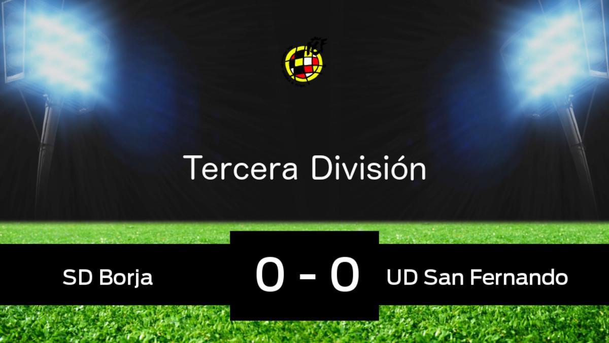 El Borja empató ante el San Fernando (0-0)