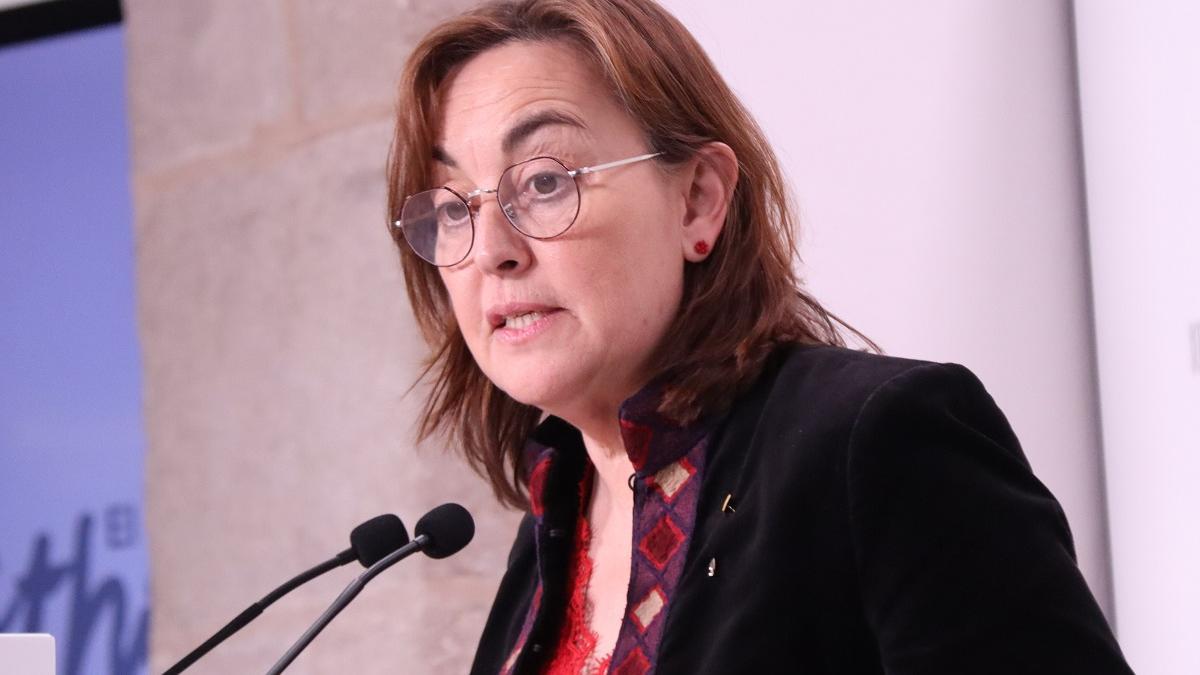 La consellera de Territori, Habitatge i Transició Ecològica, Sílvia Paneque, este martes en rueda de prensa