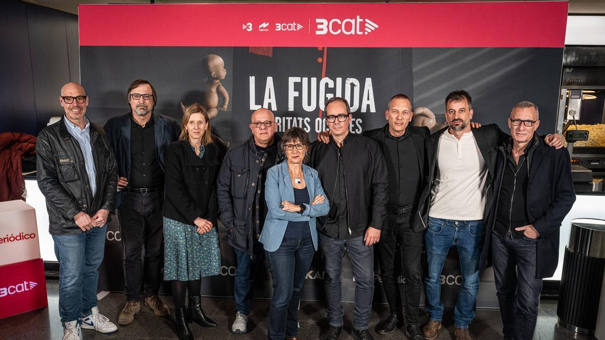 Imagen tomada durante el reestreno en los Cines Bosque del documental La fugida 2, veritats ocultes, coproducido por TV3 y El Periódico.