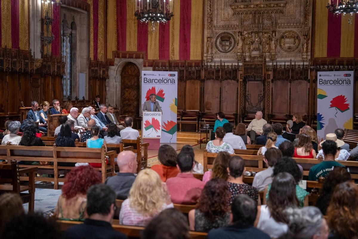 Presentación del programa de Barcelona Ciutat Convidada en el Feria Internacional del Libro de Guadalajara