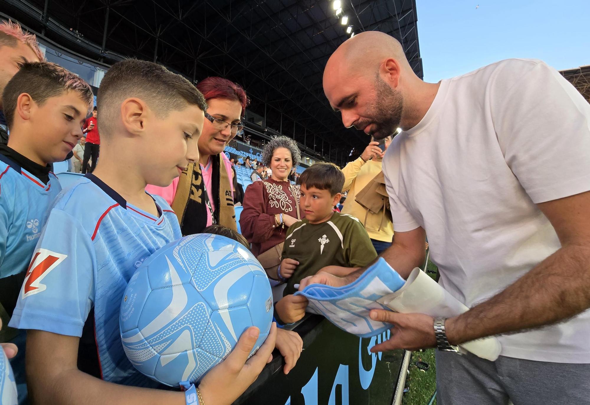 'Xuntos contra o lume': Celta - Selección de Ourense, en imágenes