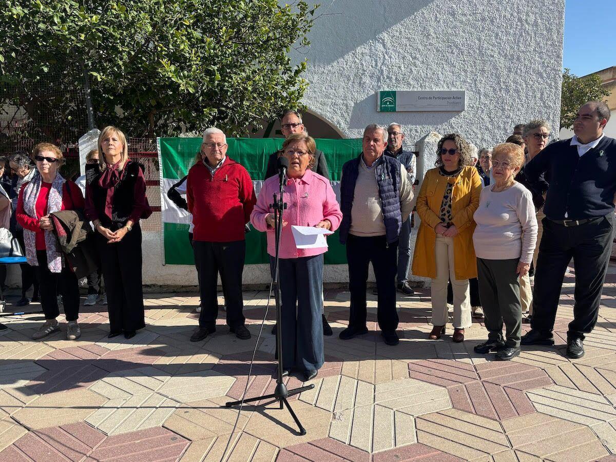 Dolores Sánchez, en el centro de participación activa de Pozoblanco.