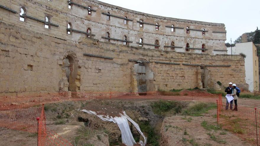 Obras en el Anfiteatro Romano de Cartagena.