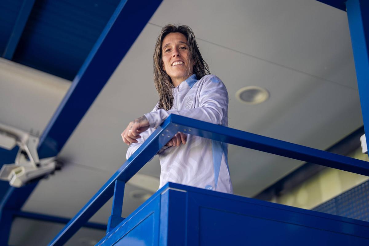 Sant Adrià de Besòs 17/04/2026 Deportes. Retraos a Cristina Baudet jugadora del Espanyol de futbol femenino. Foto de Zowy Voeten