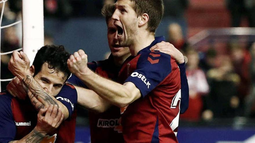 Así fue la celebración de Rubén García ante el Levante UD