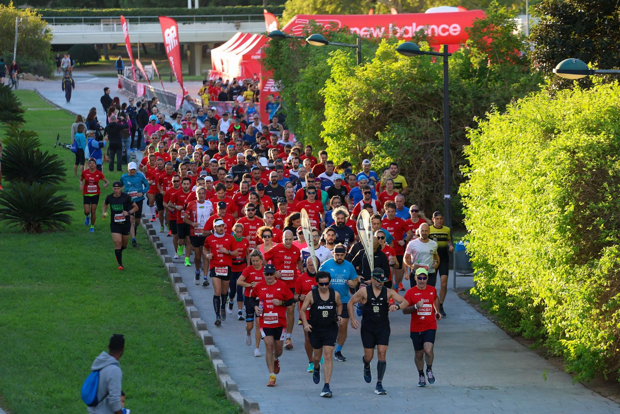 Entrenamiento long Run New Balance previo a la Maratón de Valencia