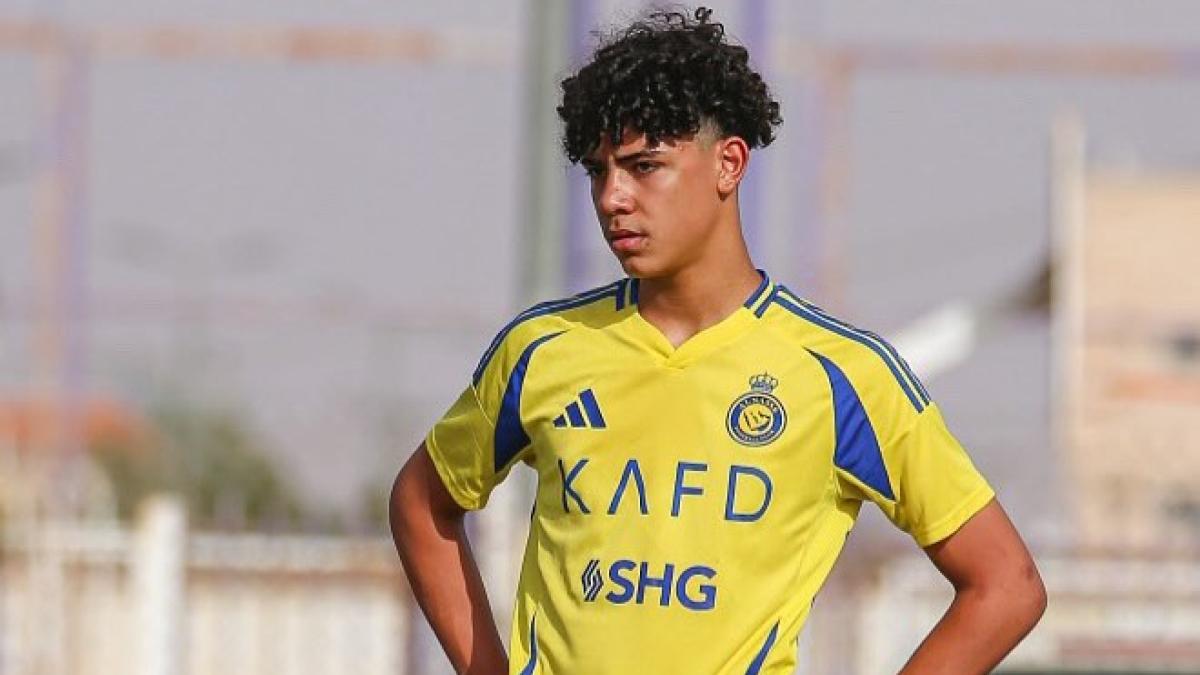 Cristiano Ronaldo Jr. con el Al Nassr