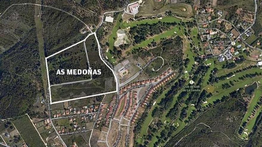 Una nueva promotora reactiva la urbanización de As Medoñas, en Arteixo, tras más de 20 años de parálisis