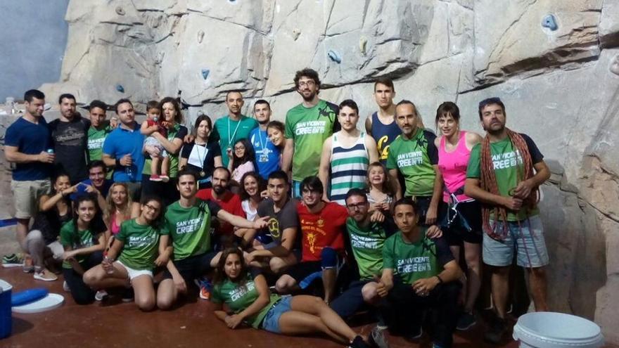 Éxito de la competición de escalada en Sant Vicent