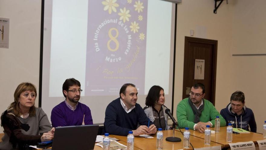 Presentación de la campaña de los Ayuntamiento del Nalón con motivo del 8 de Marzo.