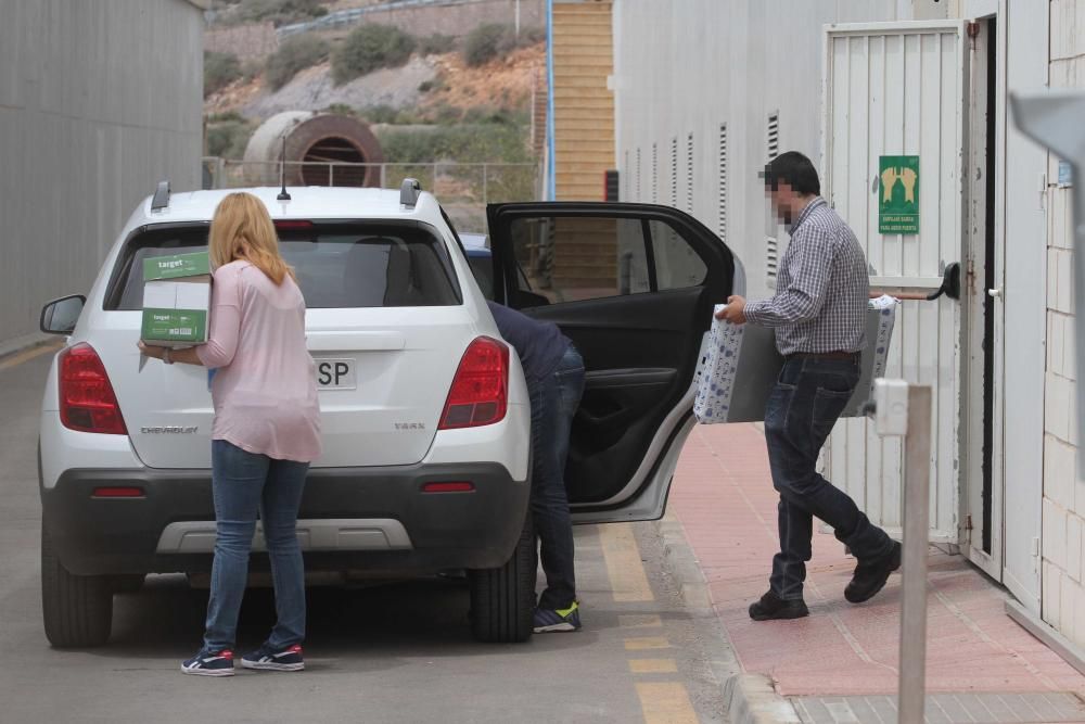 Registro en la desaladora de Escombreras