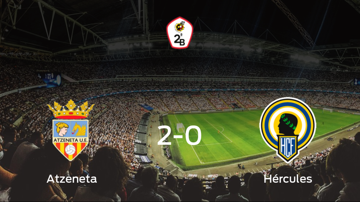 El Atzeneta consigue la victoria en casa frente al Hércules (2-0)