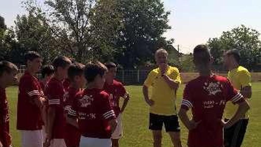 Ratkovic, en el campus. // R.C.Celta