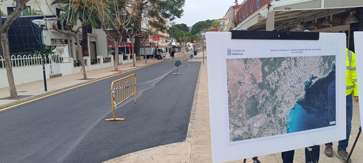 Obras en Cala Rajada.