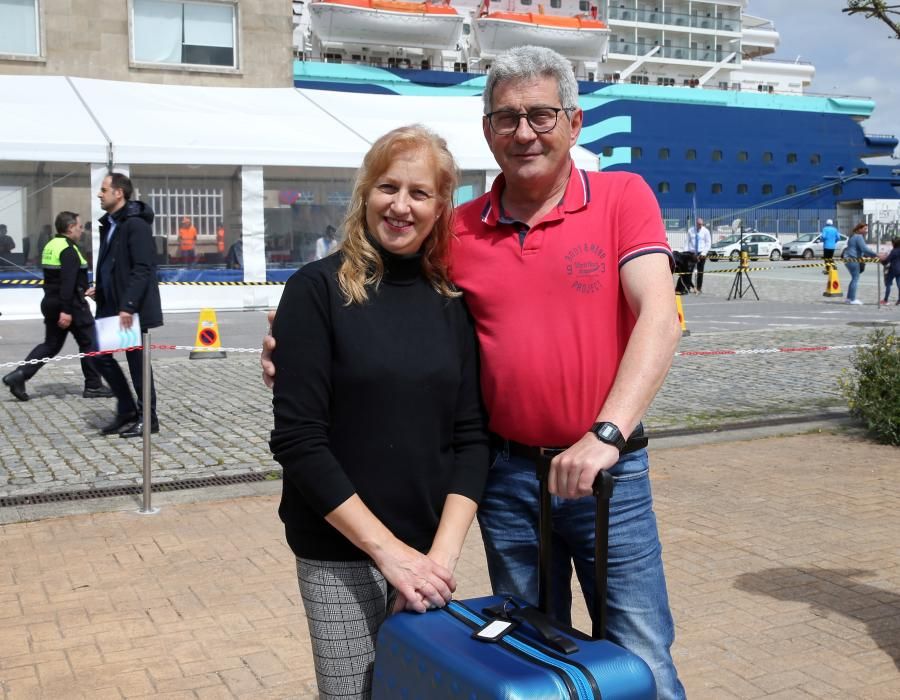 Atlantic Vigo Cruise logra con gran despliegue de medios la gestión fluida de 1.200 cruceristas.