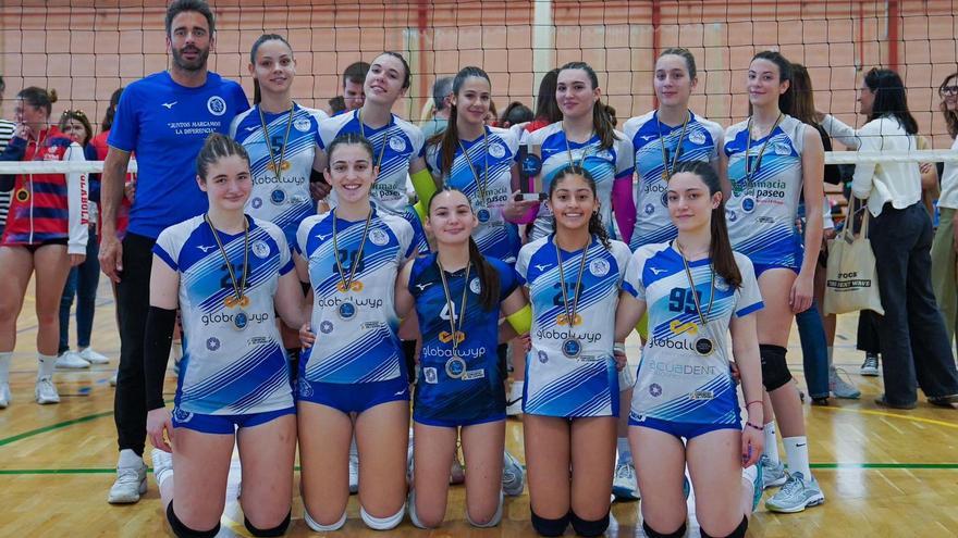 Las juveniles del Club Voleibol Gandia, al Campeonato de España como subcampeonas autonómicas