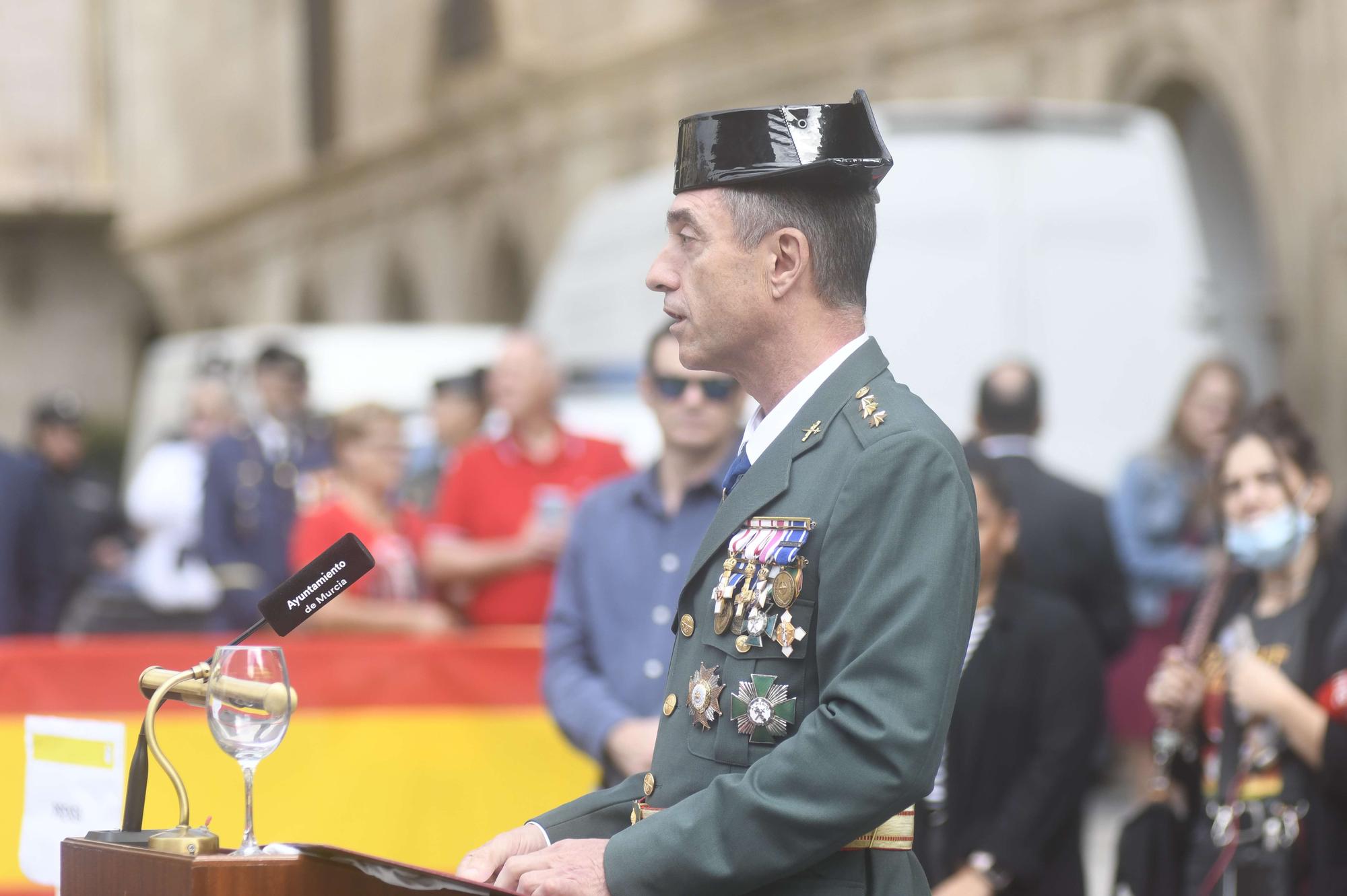 Acto institucional de la Guardia Civil en Murcia por el día de su Patrona