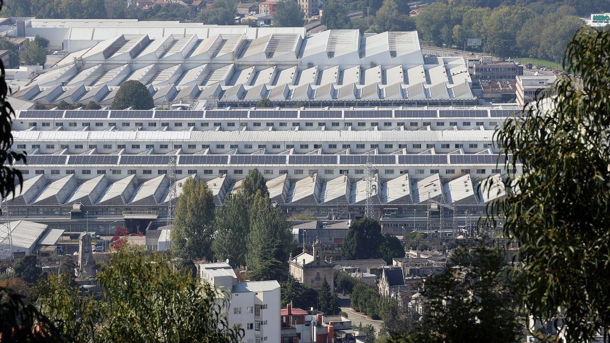Vista general de la fábrica de Stellantis en Vigo