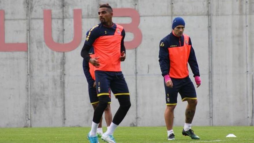 Entrenamiendo de la UD Las Palmas en Lezama