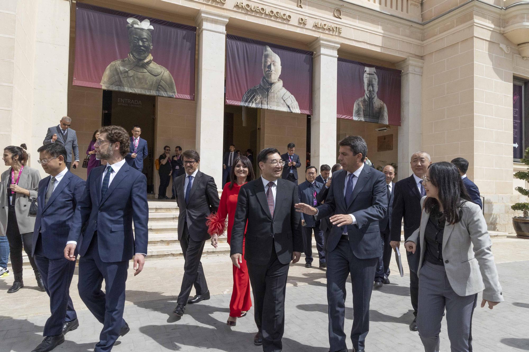 La inauguración de la exposición El legado de las dinastías Qin y Han. Los guerreros de Xian