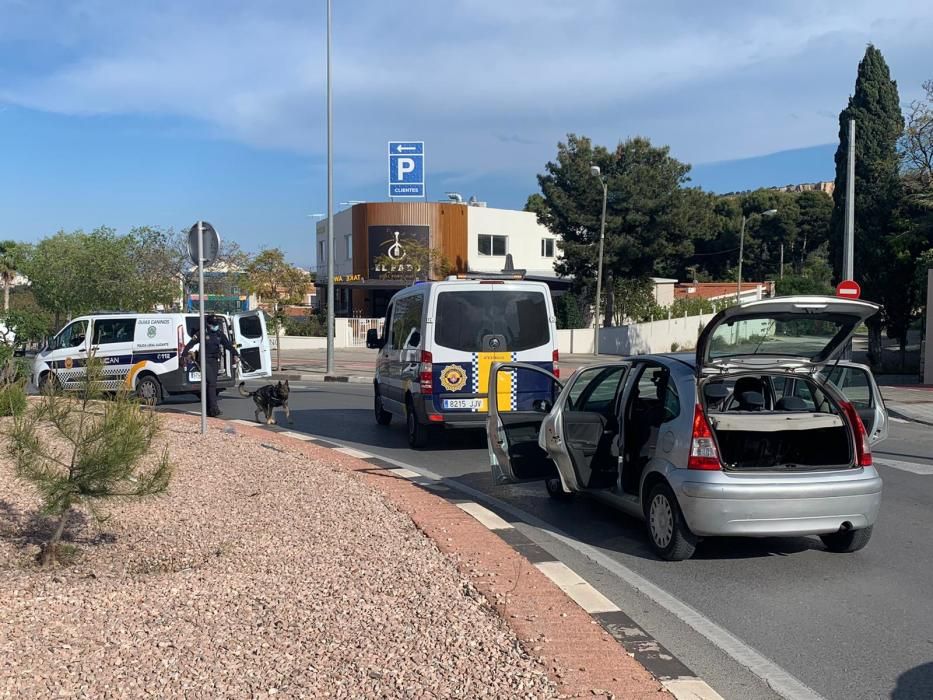 La Policía Local en Alicante sigue realizando controles e intervenciones.