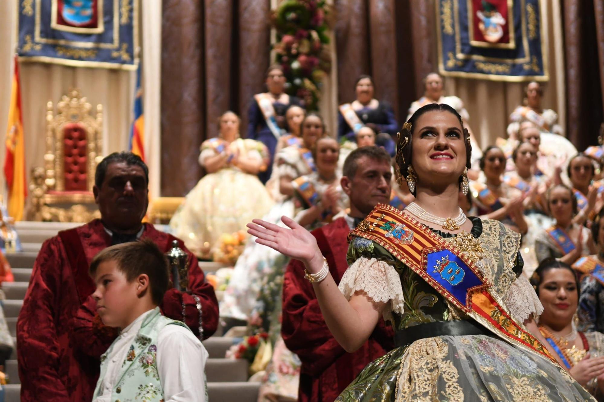 La exaltación de la reina fallera mayor de Burriana del 2023, en imágenes