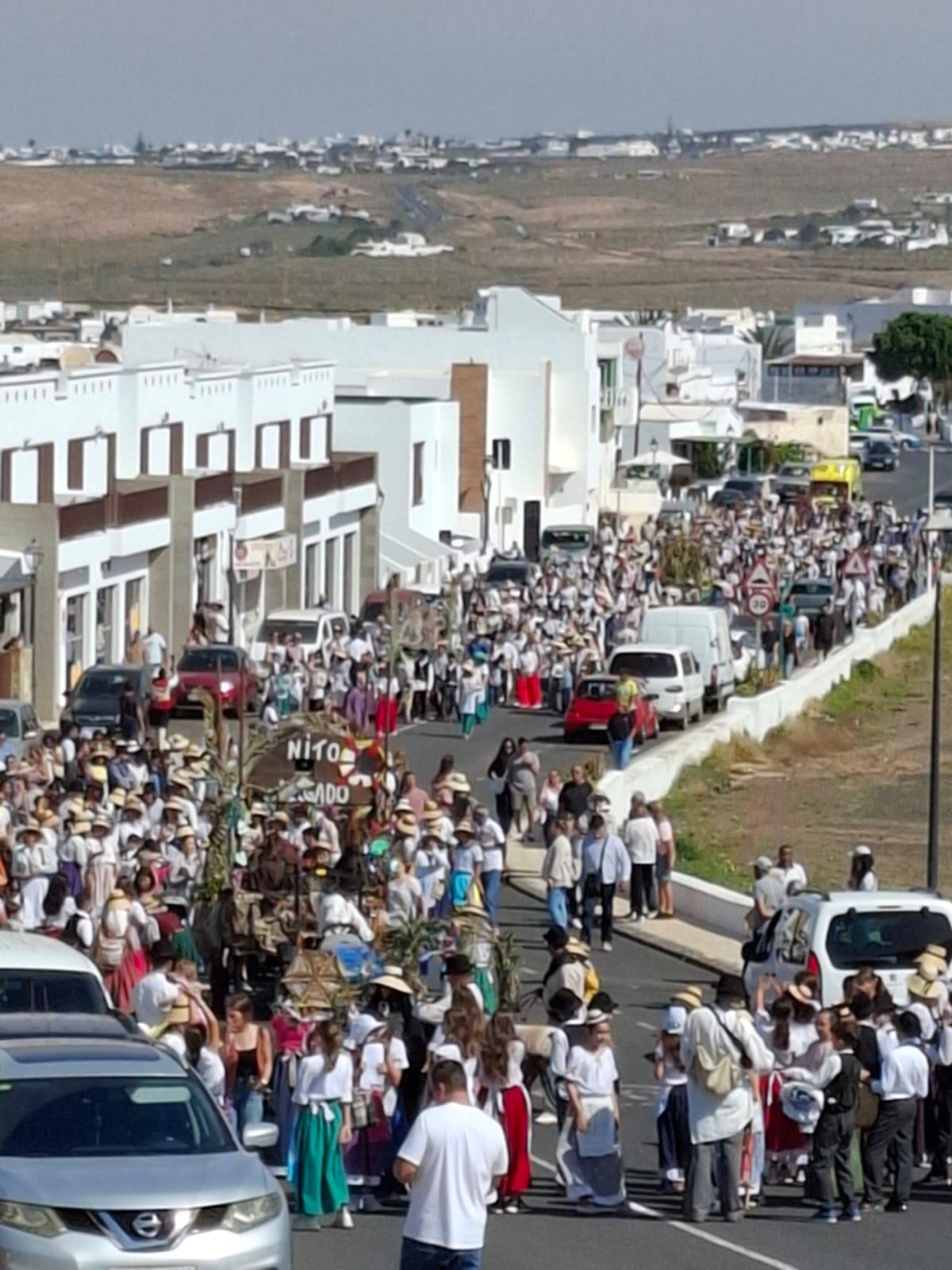 Romería Inclusiva por el Día de Canarias en el pueblo de Tahiche.