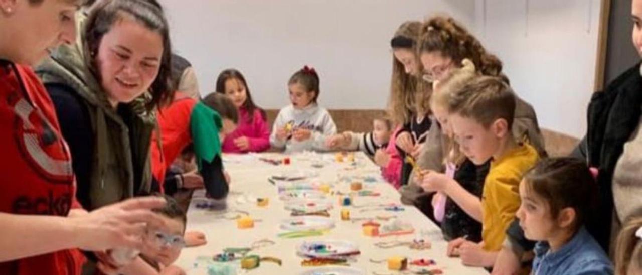 Un obradoiro de Nadal, montado por Garatuzas.