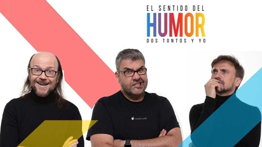 Santiago Segura, Florentino Fernández y José Mota en el teatro Olympia